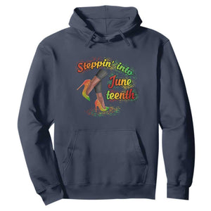 Stepping Into Juneteenth Hoodie High Heels African American Black History