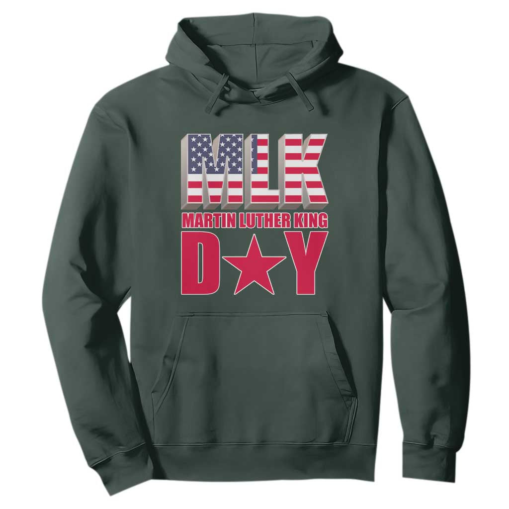 MLK Day Hoodie Martin Luther King Jr American Civil Rights Leader