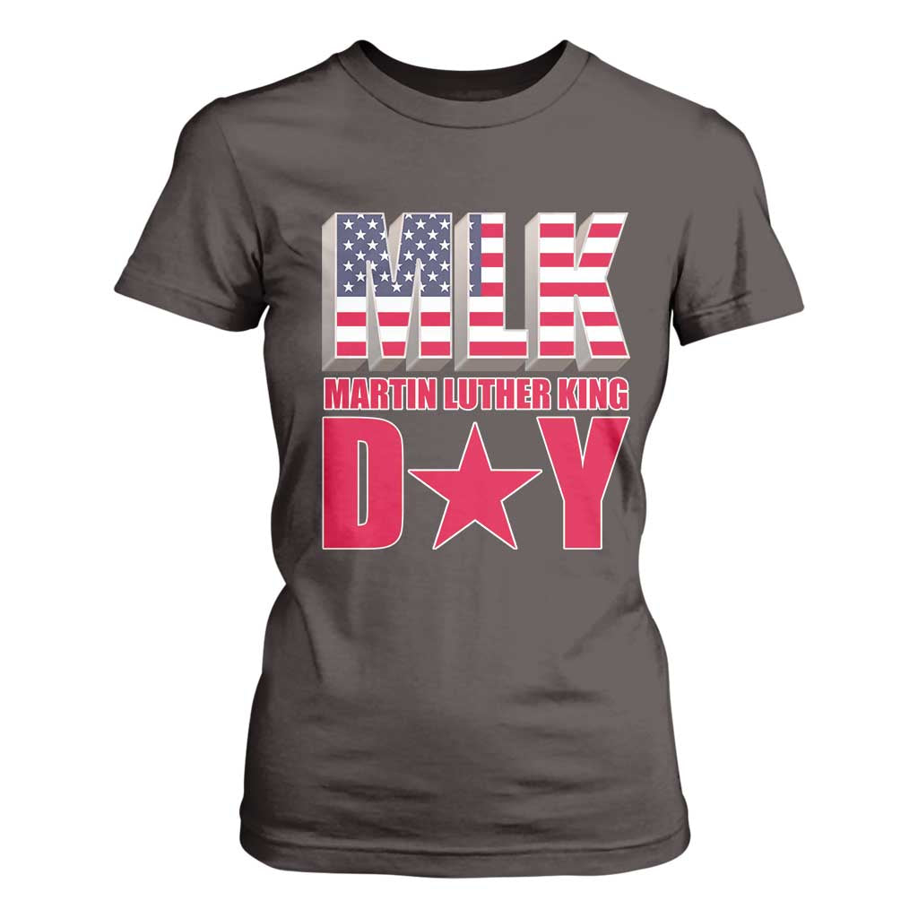 MLK Day T Shirt For Women Martin Luther King Jr American Civil Rights Leader