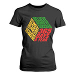 Black History Month T Shirt For Women Believe Achieve Succeed 365 Days A Year Proud African American