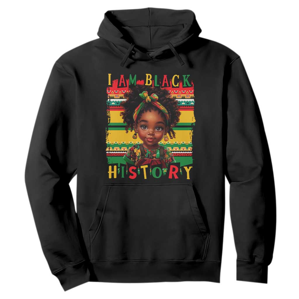 I Am Black History Hoodie Black Melanin Kids Girls