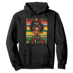 I Am Black History Hoodie Black Melanin Kids Girls