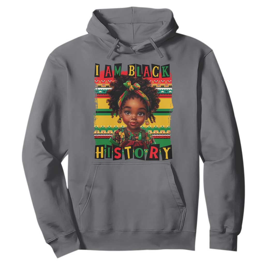 I Am Black History Hoodie Black Melanin Kids Girls