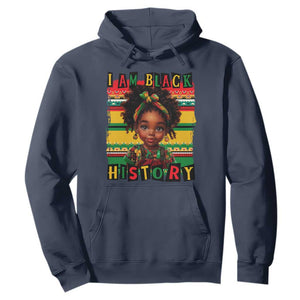 I Am Black History Hoodie Black Melanin Kids Girls