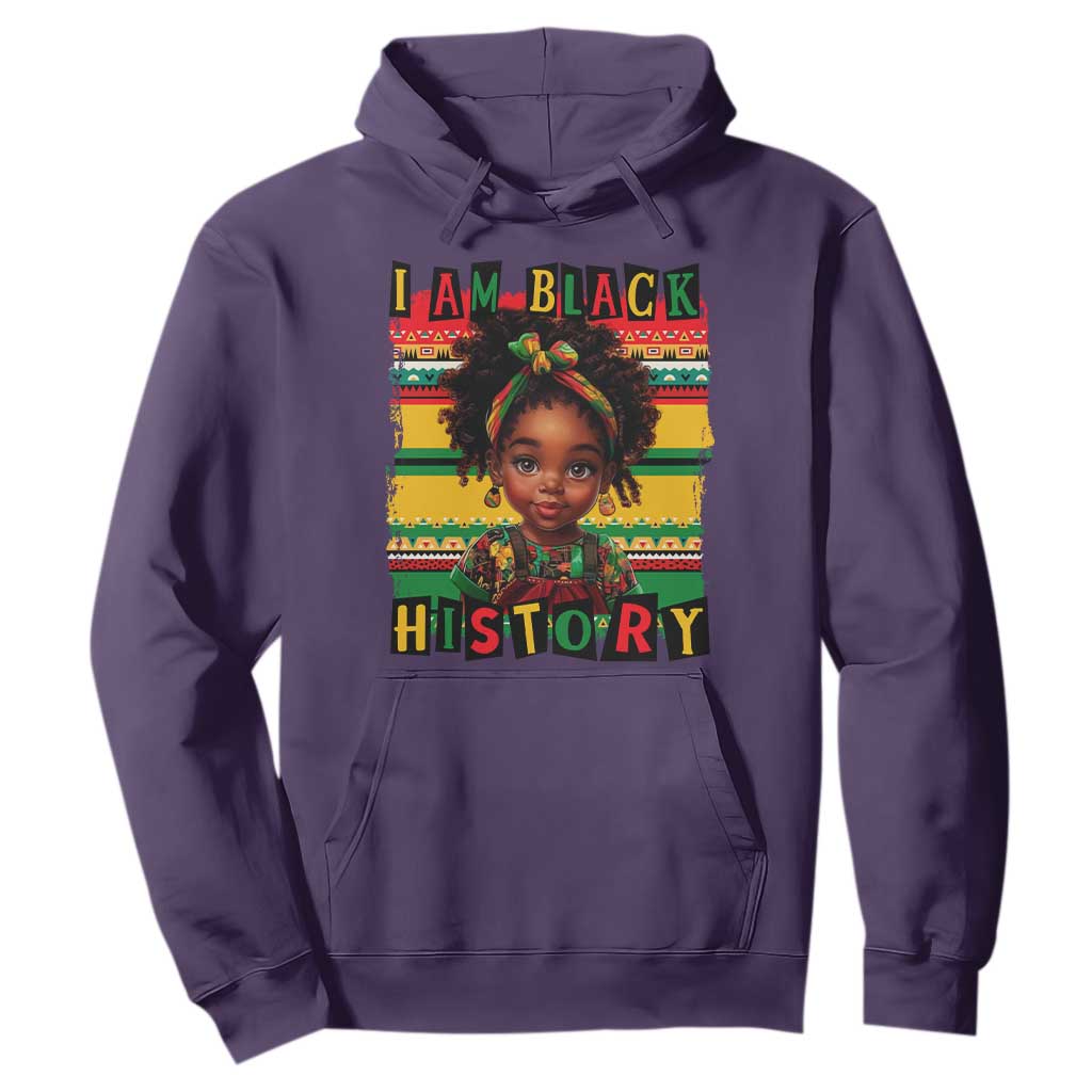 I Am Black History Hoodie Black Melanin Kids Girls
