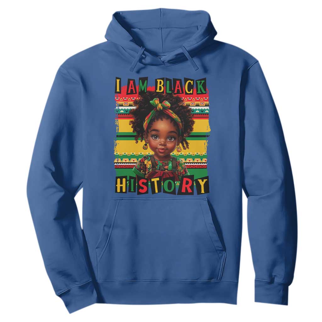 I Am Black History Hoodie Black Melanin Kids Girls