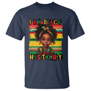 I Am Black History T Shirt Black Melanin Kids Girls