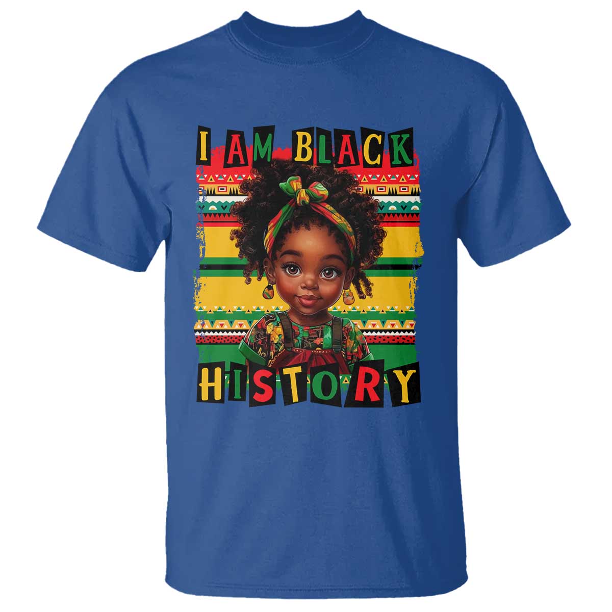 I Am Black History T Shirt Black Melanin Kids Girls