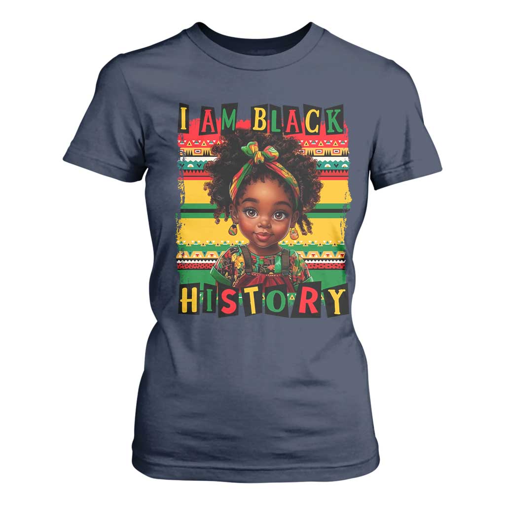 I Am Black History T Shirt For Women Black Melanin Kids Girls