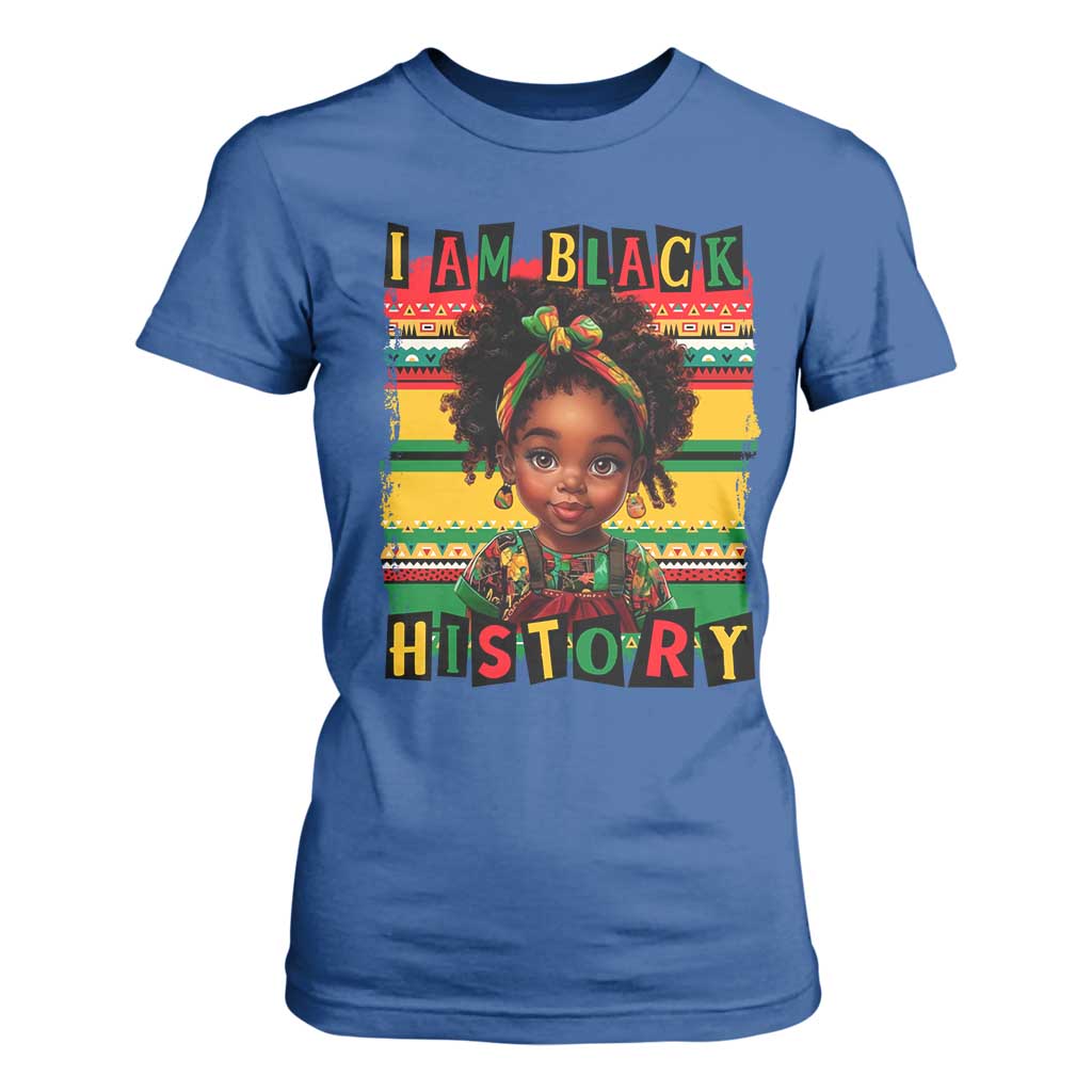 I Am Black History T Shirt For Women Black Melanin Kids Girls