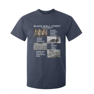 Black Wall Street T Shirt For Kid Greenwood African American Remembrance