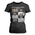 Black Wall Street T Shirt For Women Greenwood African American Remembrance