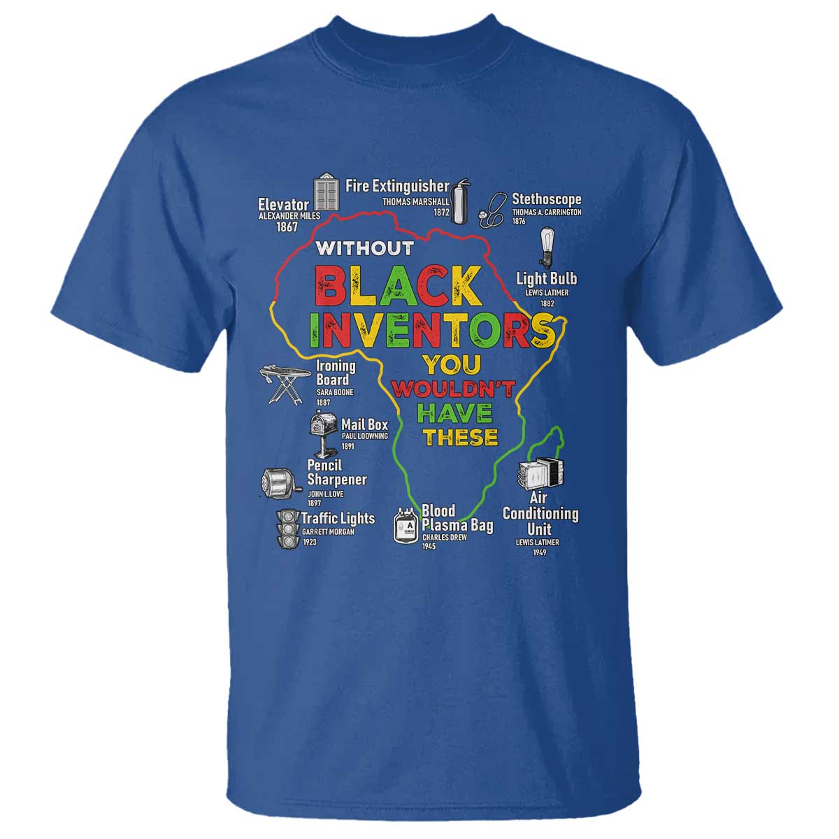 Proud Black Inventors T Shirt Black History Month African American Pride