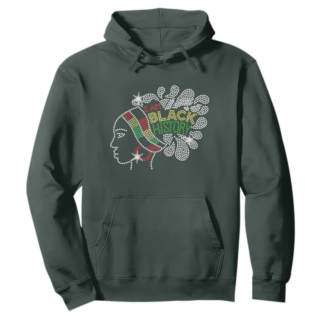 I Am Black History Hoodie Black Girl Sparkling