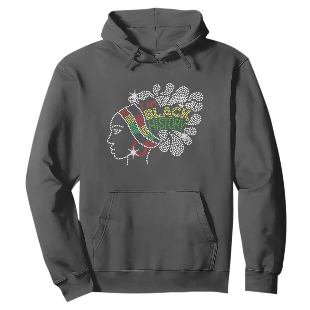 I Am Black History Hoodie Black Girl Sparkling