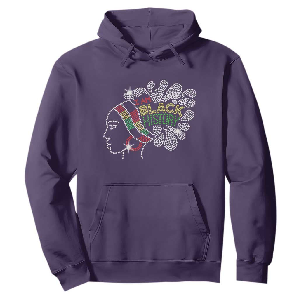 I Am Black History Hoodie Black Girl Sparkling