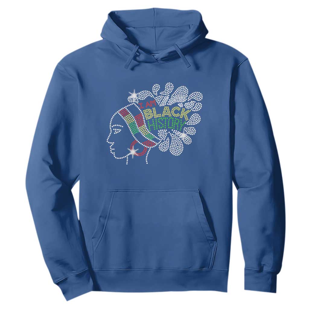 I Am Black History Hoodie Black Girl Sparkling