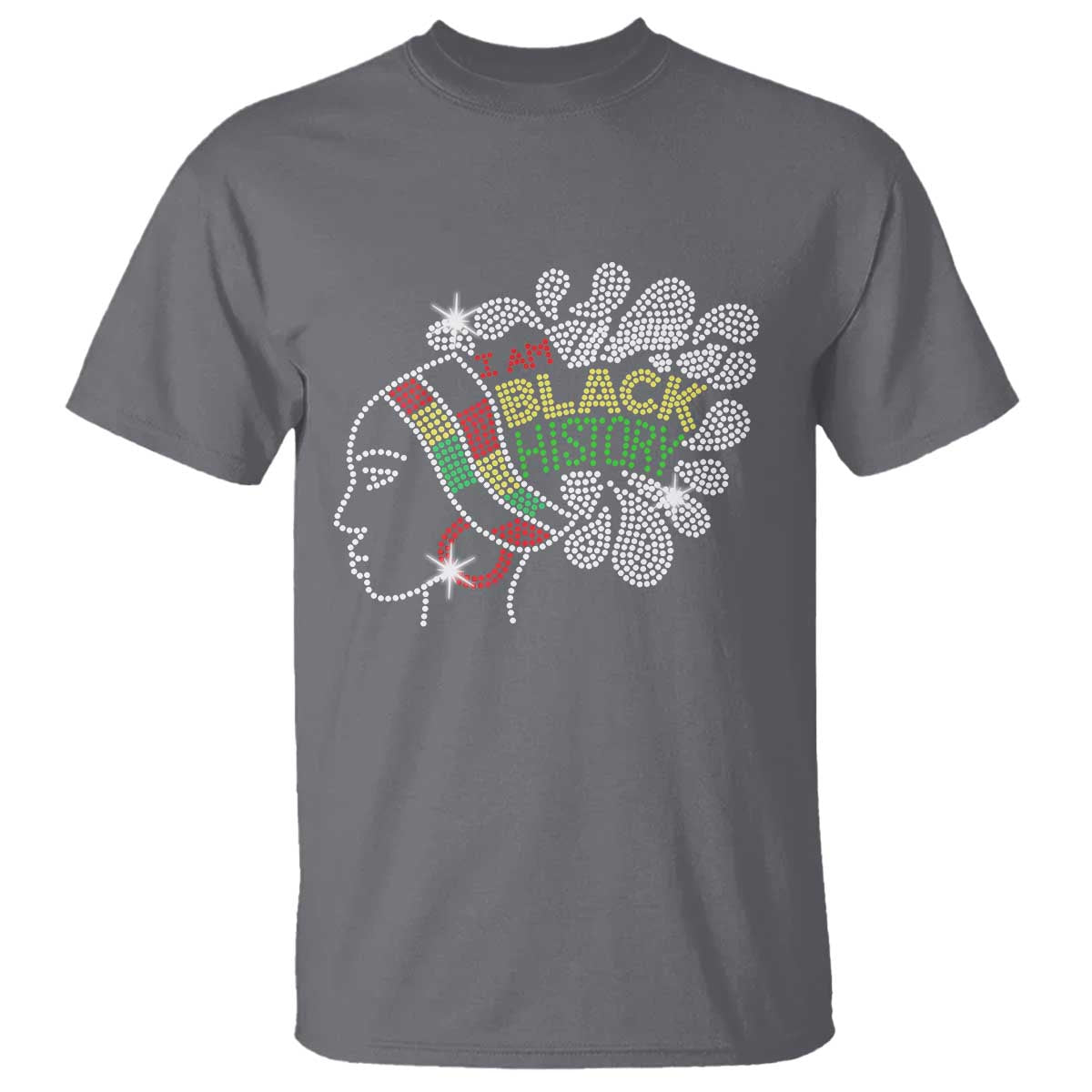 I Am Black History T Shirt Black Girl Sparkling