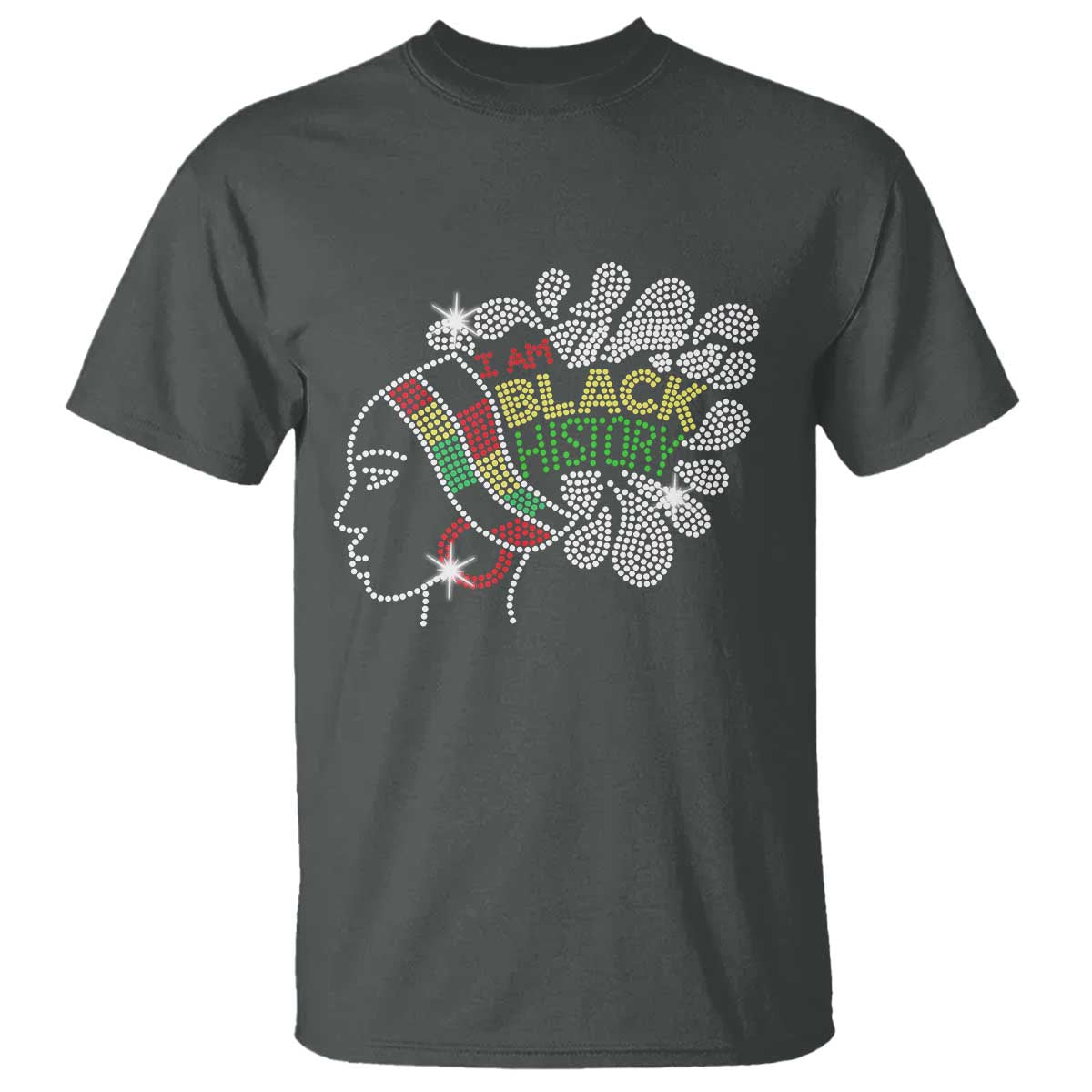 I Am Black History T Shirt Black Girl Sparkling