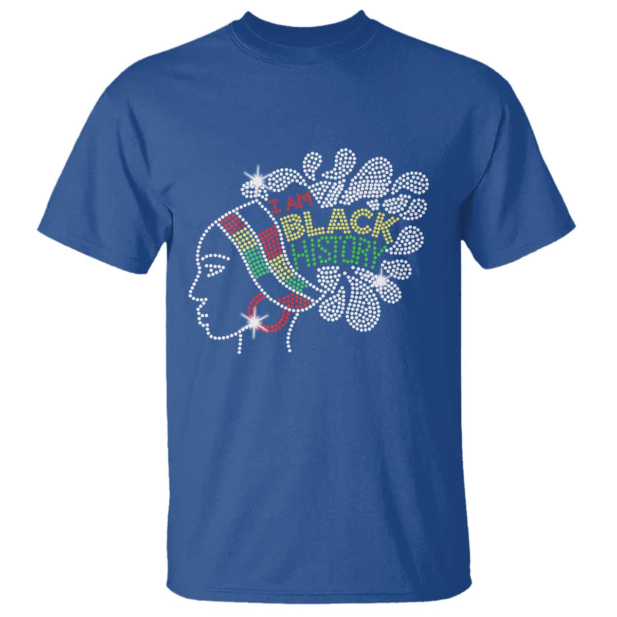 I Am Black History T Shirt Black Girl Sparkling