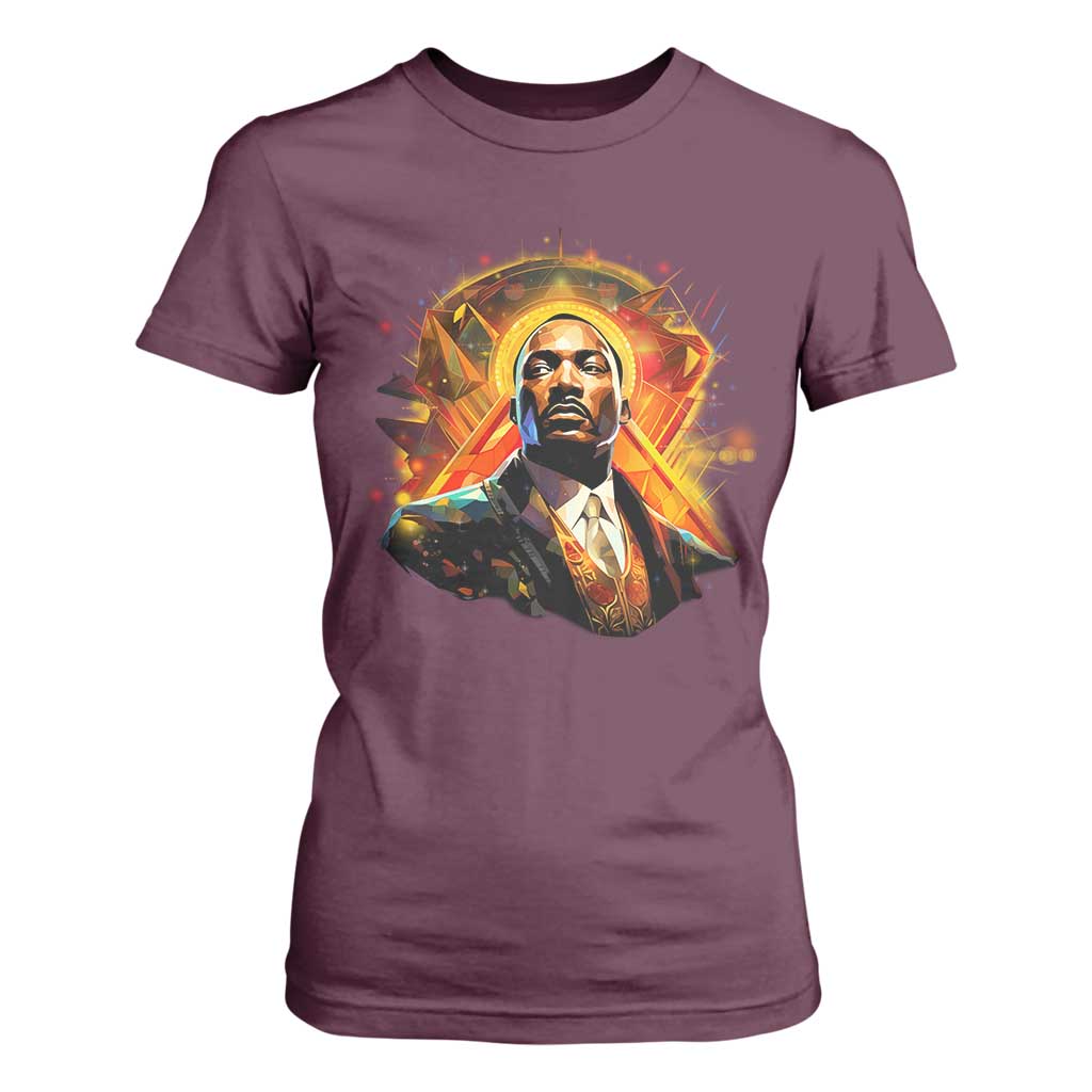 Martin Luther King MLK T Shirt For Women Afrofuturism Graphic Art