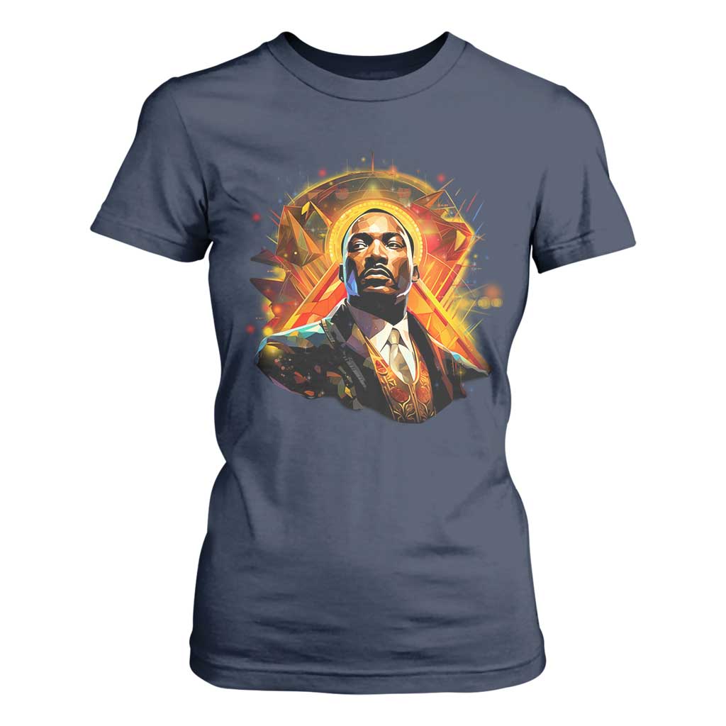 Martin Luther King MLK T Shirt For Women Afrofuturism Graphic Art