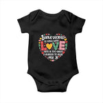 I Have Decided To Stick With Love MLK Inspirational Baby Onesie Black History Month