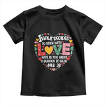 I Have Decided To Stick With Love MLK Inspirational Toddler T Shirt Black History Month