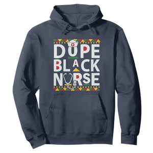 Dope Black Nurse Hoodie Proud Afro Melanin RN
