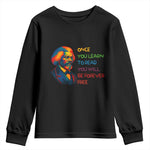 Frederick Douglass Inspirational Literacy Youth Sweatshirt Learn to Read Be Forever Free Black Leader - African Pride
