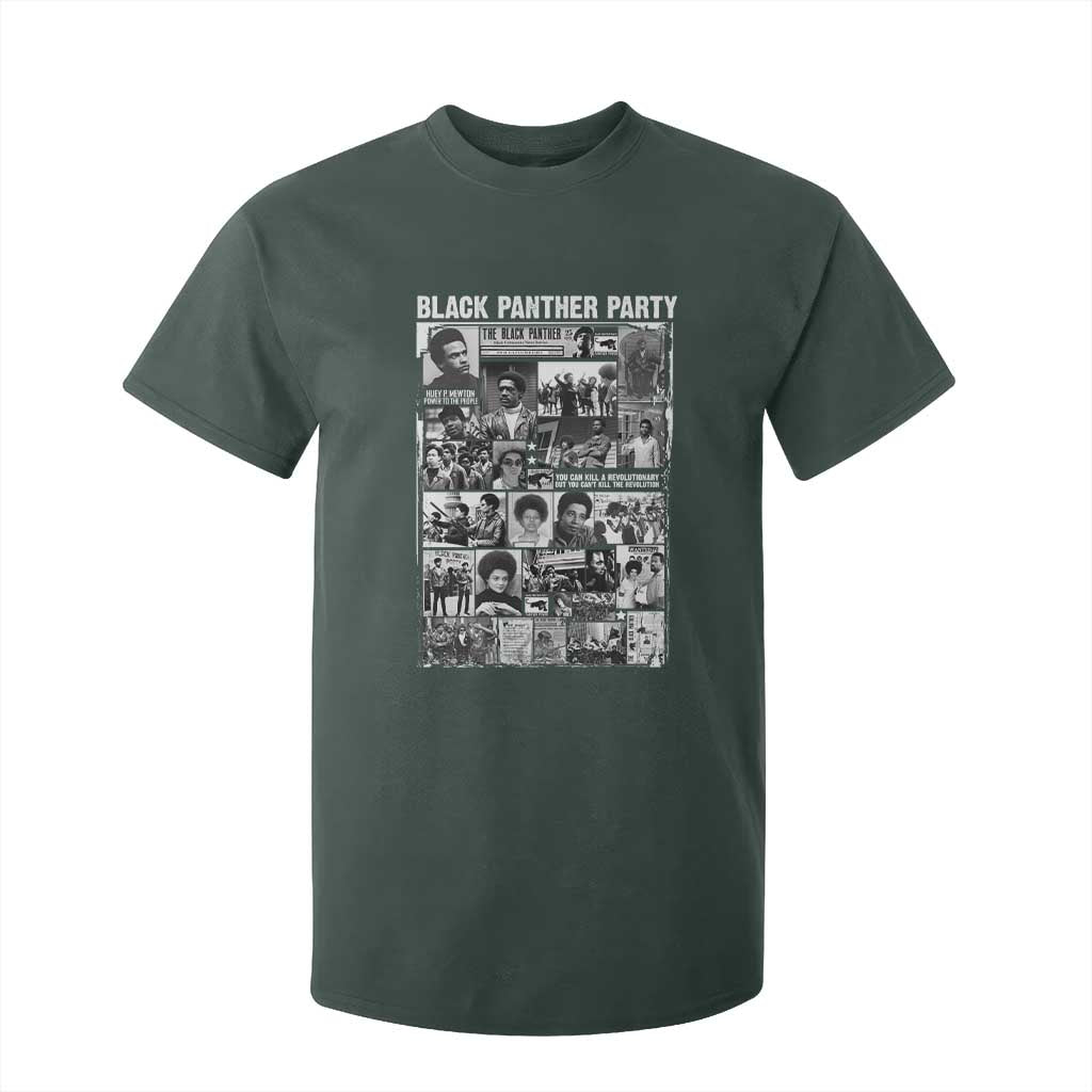 Black Panther Party Legacy T Shirt For Kid Revolutionary Tribute to Huey P Newton Movement - African Pride