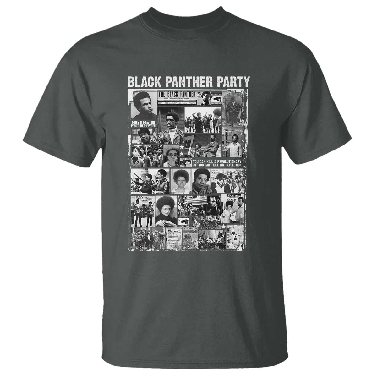 Black Panther Party Legacy T Shirt Revolutionary Tribute to Huey P Newton Movement - African Pride