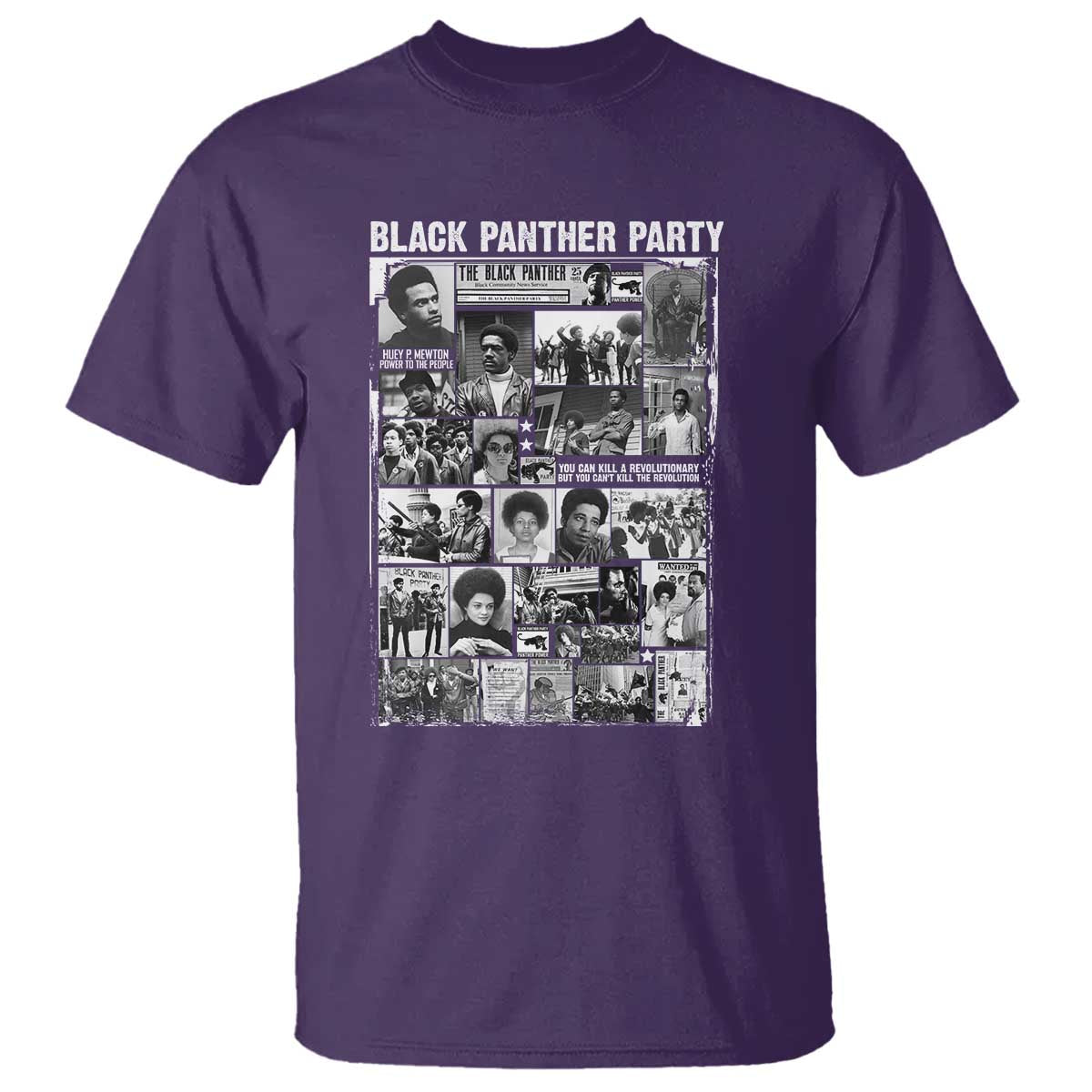 Black Panther Party Legacy T Shirt Revolutionary Tribute to Huey P Newton Movement - African Pride