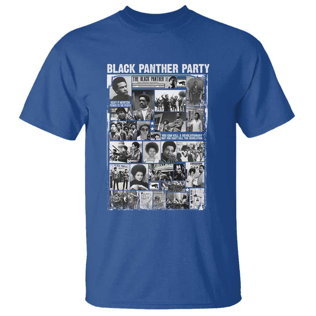 Black Panther Party Legacy T Shirt Revolutionary Tribute to Huey P Newton Movement - African Pride