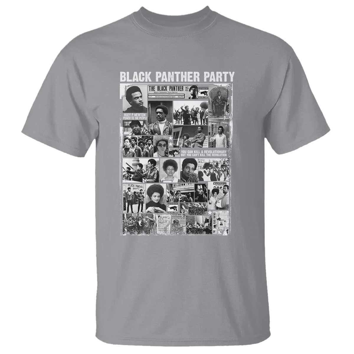 Black Panther Party Legacy T Shirt Revolutionary Tribute to Huey P Newton Movement - African Pride