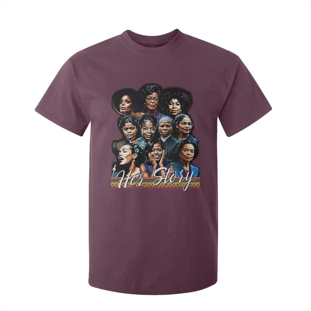 HerStory Legendary Black Women T Shirt For Kid History and Empowerment - African Pride