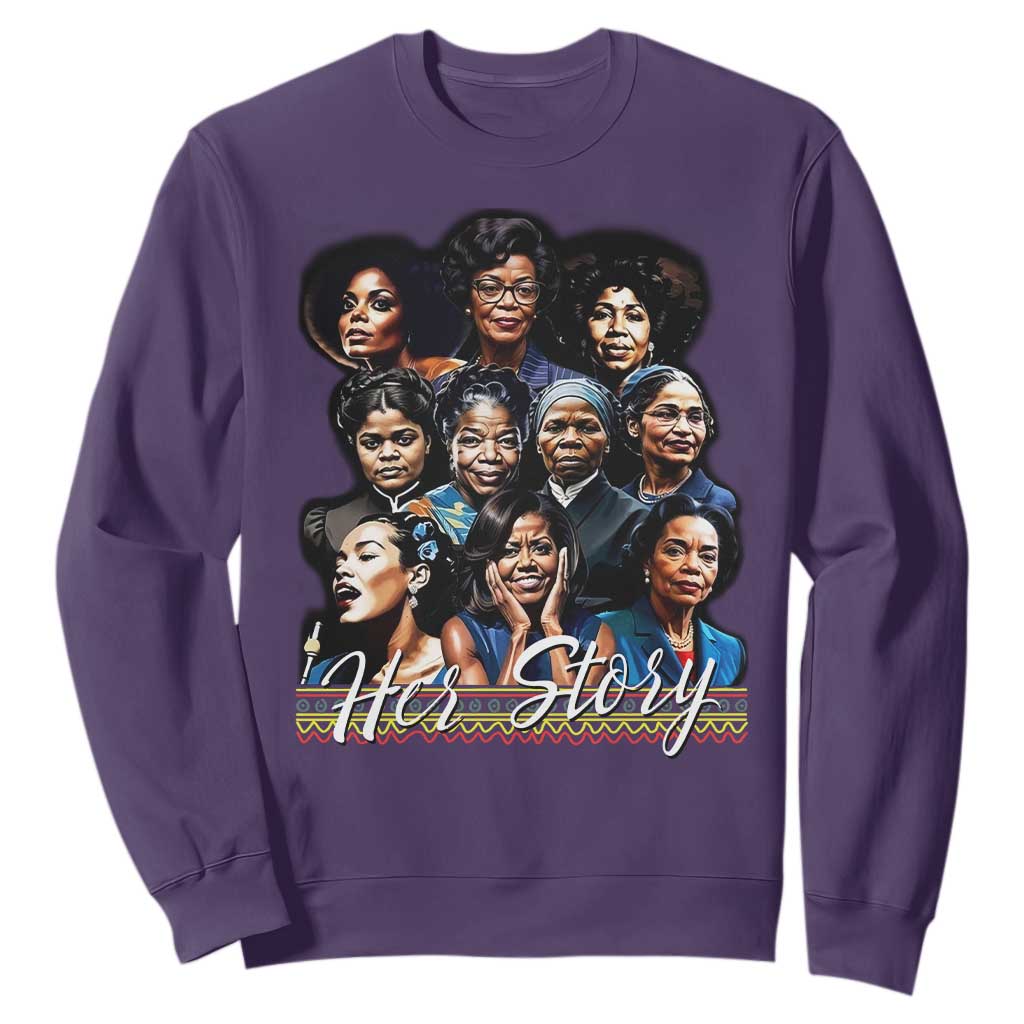 HerStory Legendary Black Women Sweatshirt History and Empowerment - African Pride