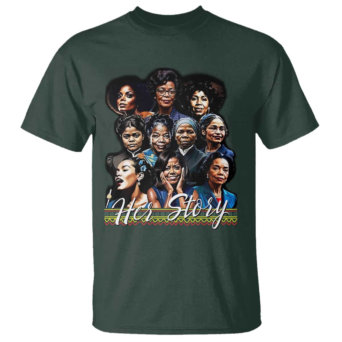 HerStory Legendary Black Women T Shirt History and Empowerment - African Pride