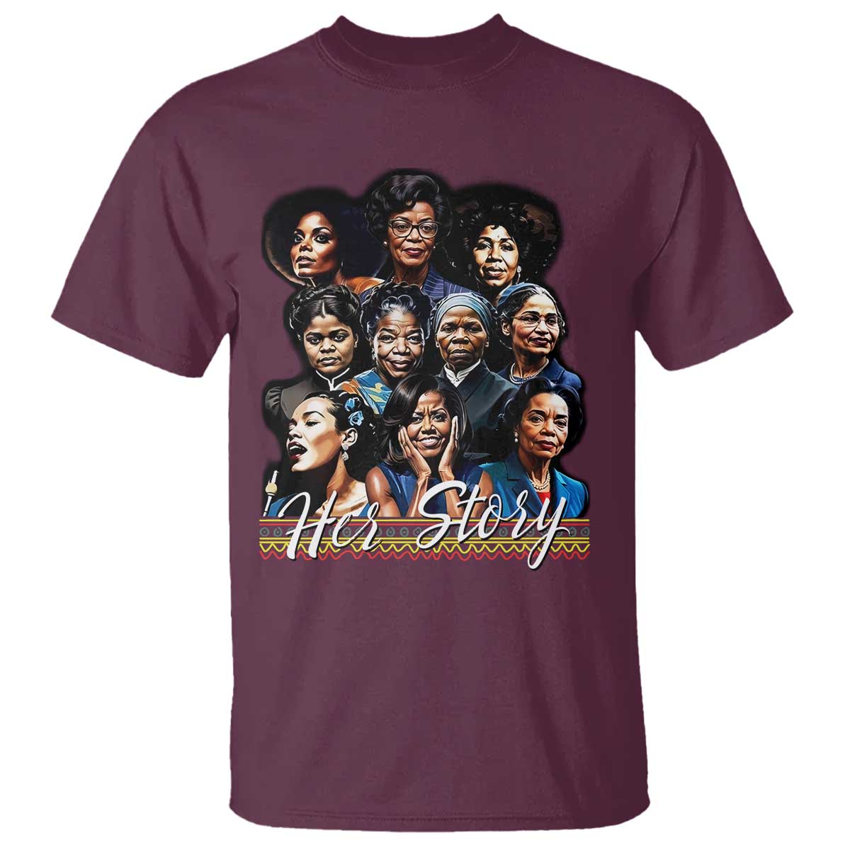 HerStory Legendary Black Women T Shirt History and Empowerment - African Pride