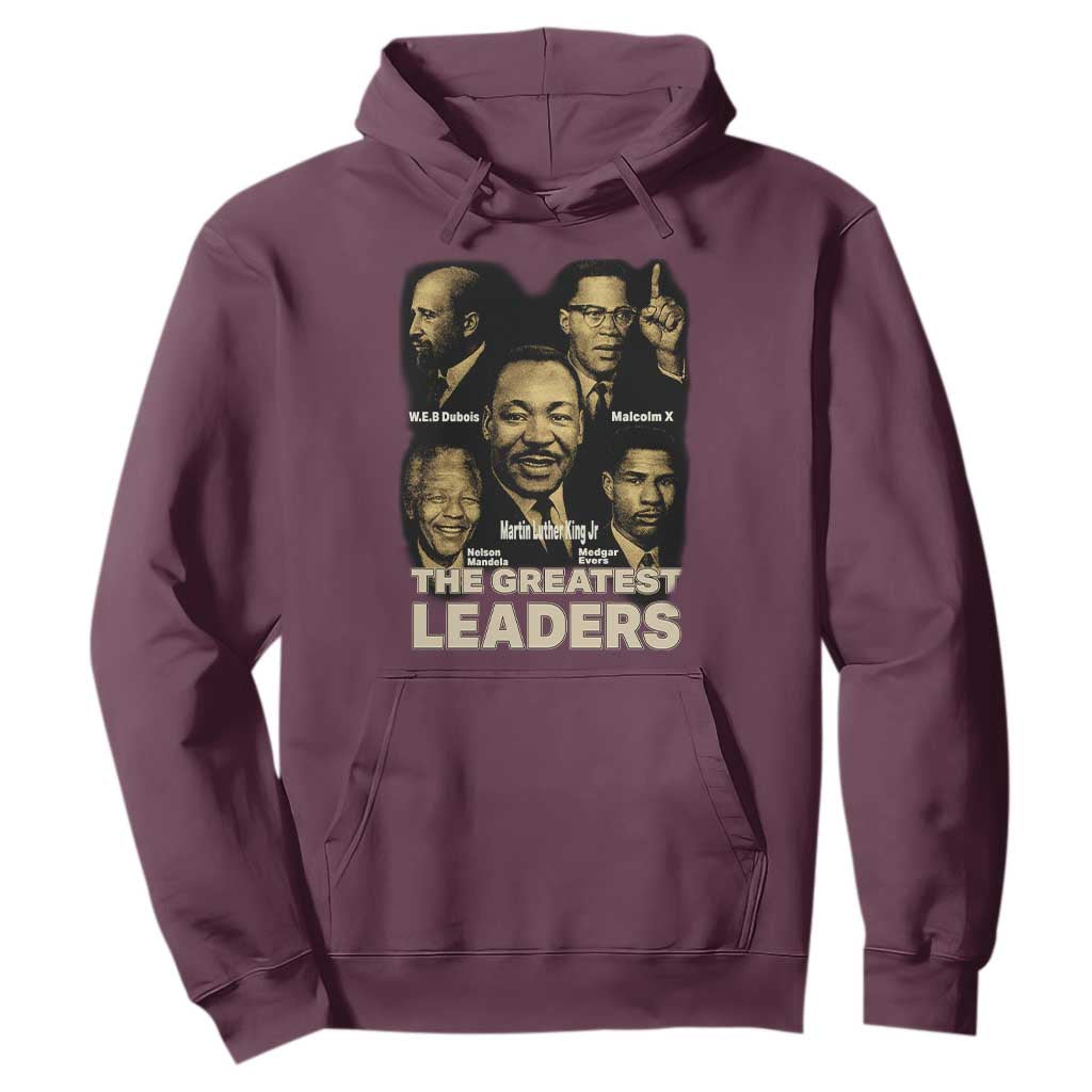 The Greatest Black Leaders Tribute Hoodie Civil Rights Icons Legacy