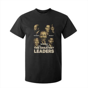 The Greatest Black Leaders Tribute T Shirt For Kid Civil Rights Icons Legacy
