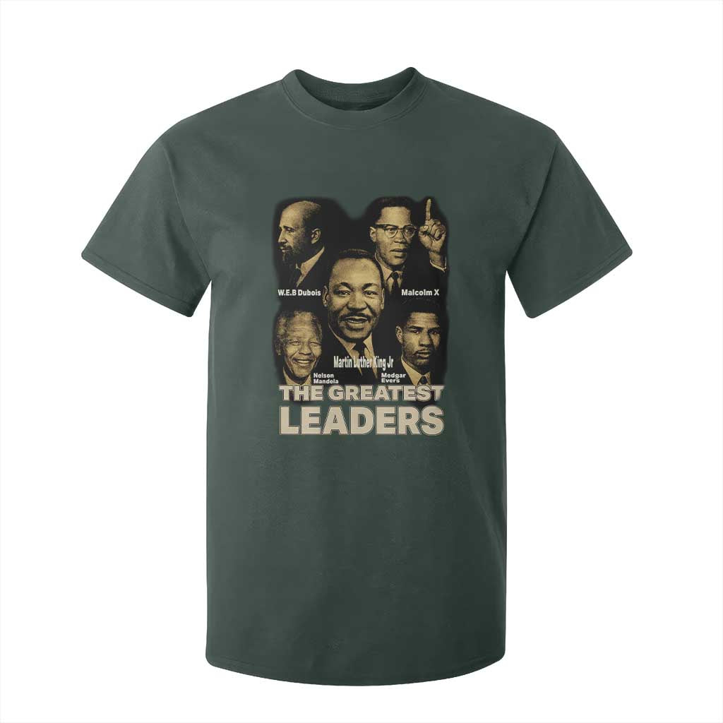 The Greatest Black Leaders Tribute T Shirt For Kid Civil Rights Icons Legacy