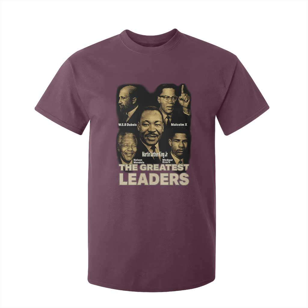 The Greatest Black Leaders Tribute T Shirt For Kid Civil Rights Icons Legacy