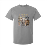 The Big Five South Africa T Shirt For Kid Elephant Lion Rhino Buffalo Leopard Animals Safari Wildlife