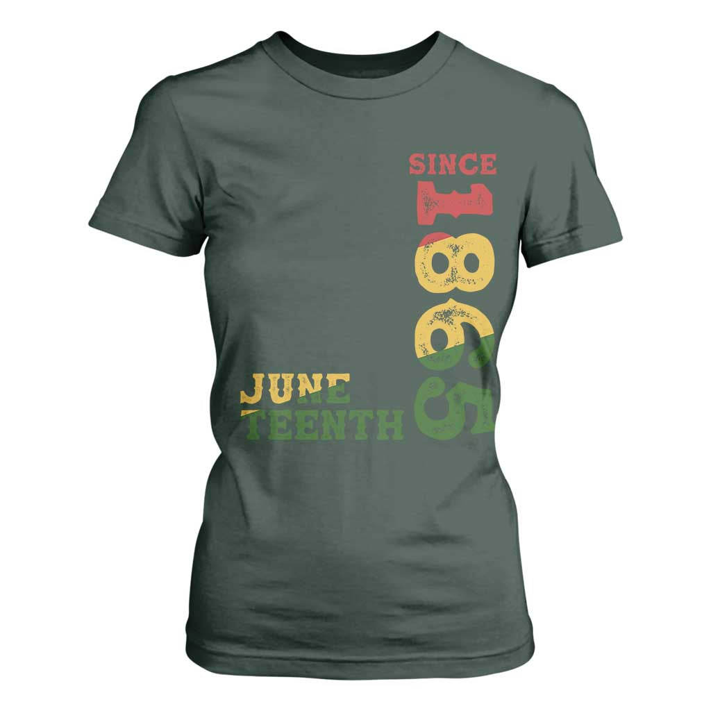 Juneteenth Since 1865 T Shirt For Women Freedom Black History Independence Day