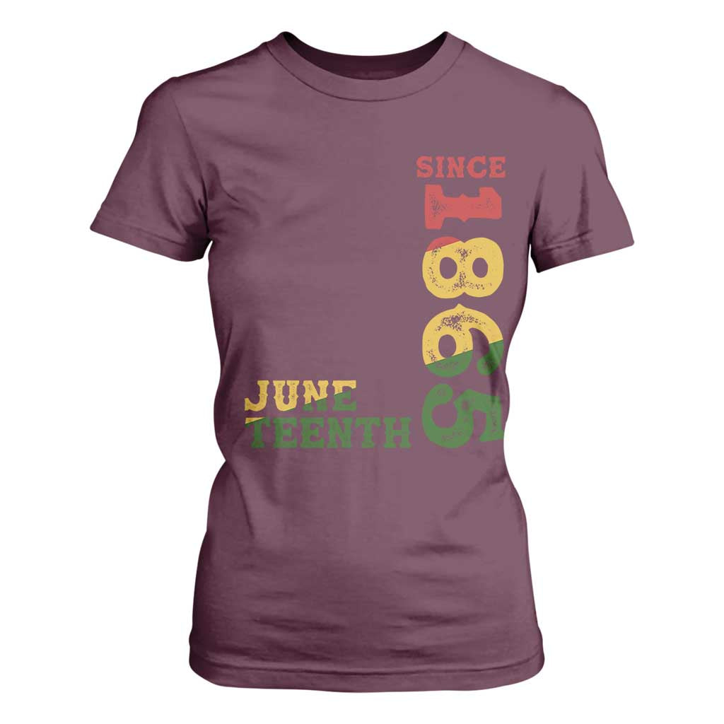 Juneteenth Since 1865 T Shirt For Women Freedom Black History Independence Day