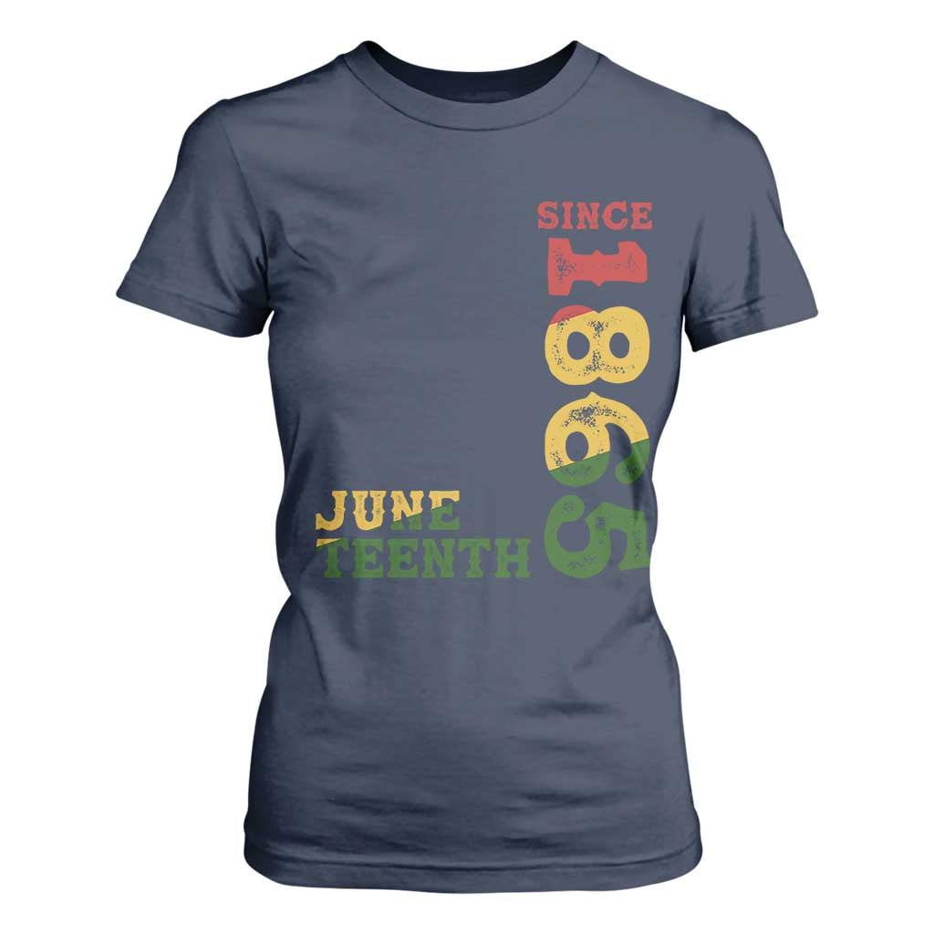 Juneteenth Since 1865 T Shirt For Women Freedom Black History Independence Day