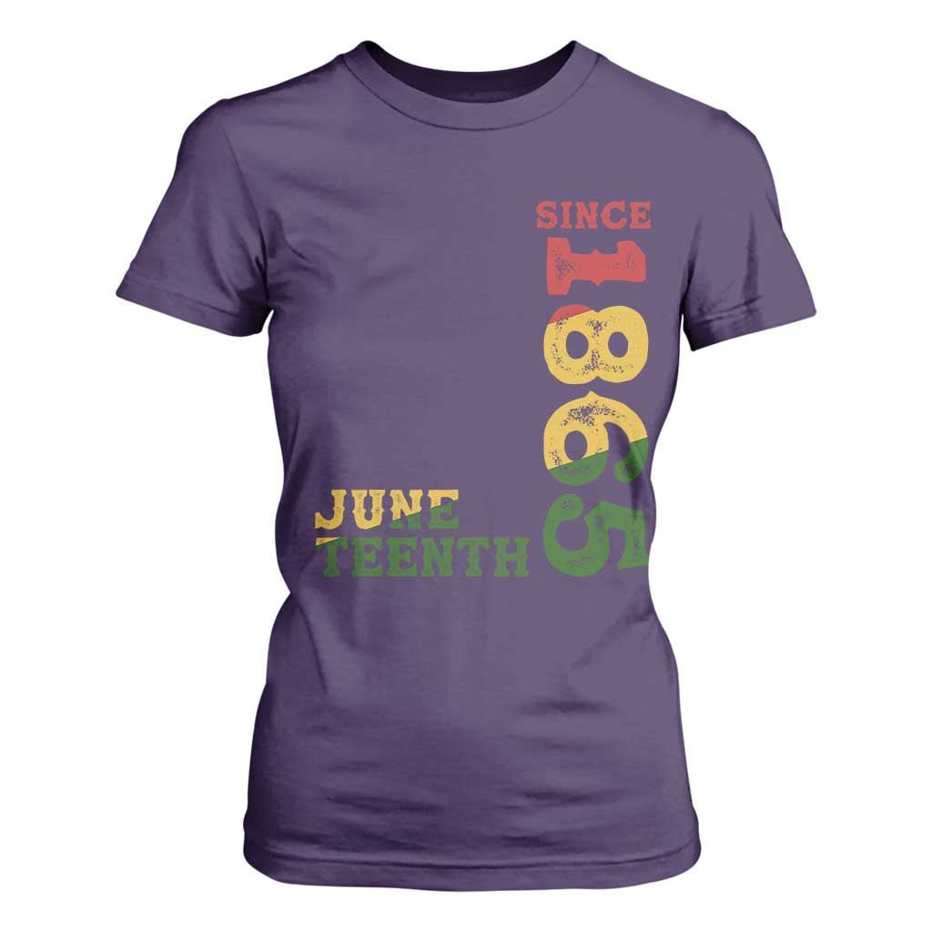 Juneteenth Since 1865 T Shirt For Women Freedom Black History Independence Day