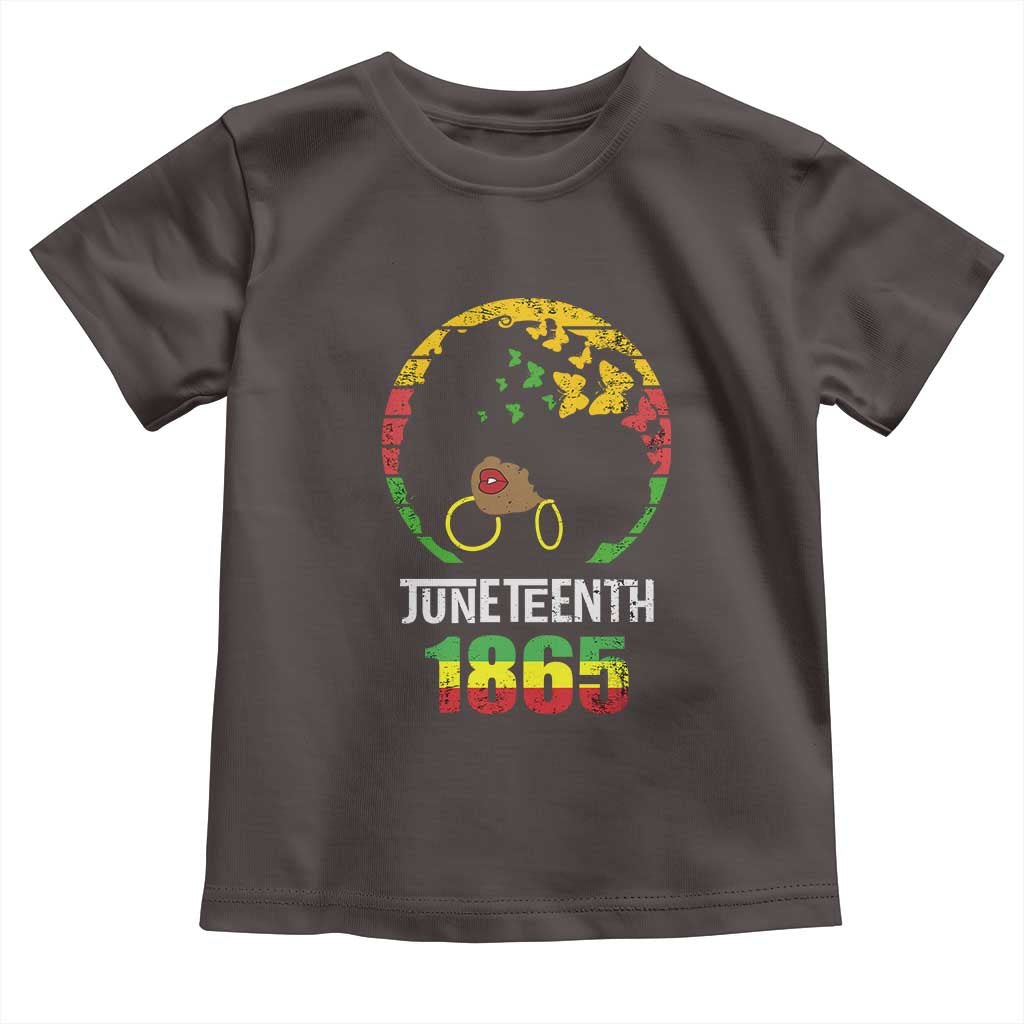 Juneteenth 1865 Baby Shirt Retro Black Woman Pride