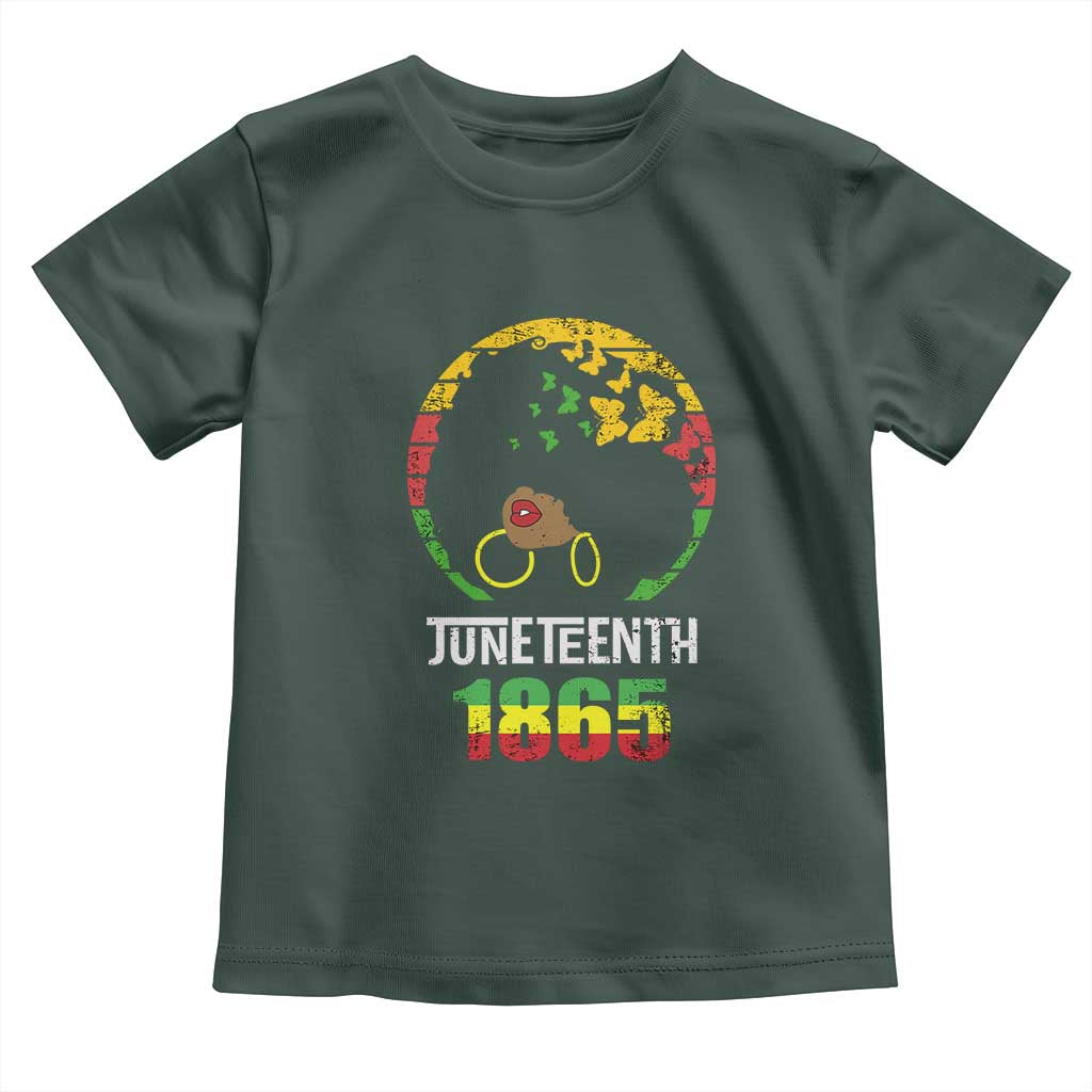Juneteenth 1865 Baby Shirt Retro Black Woman Pride